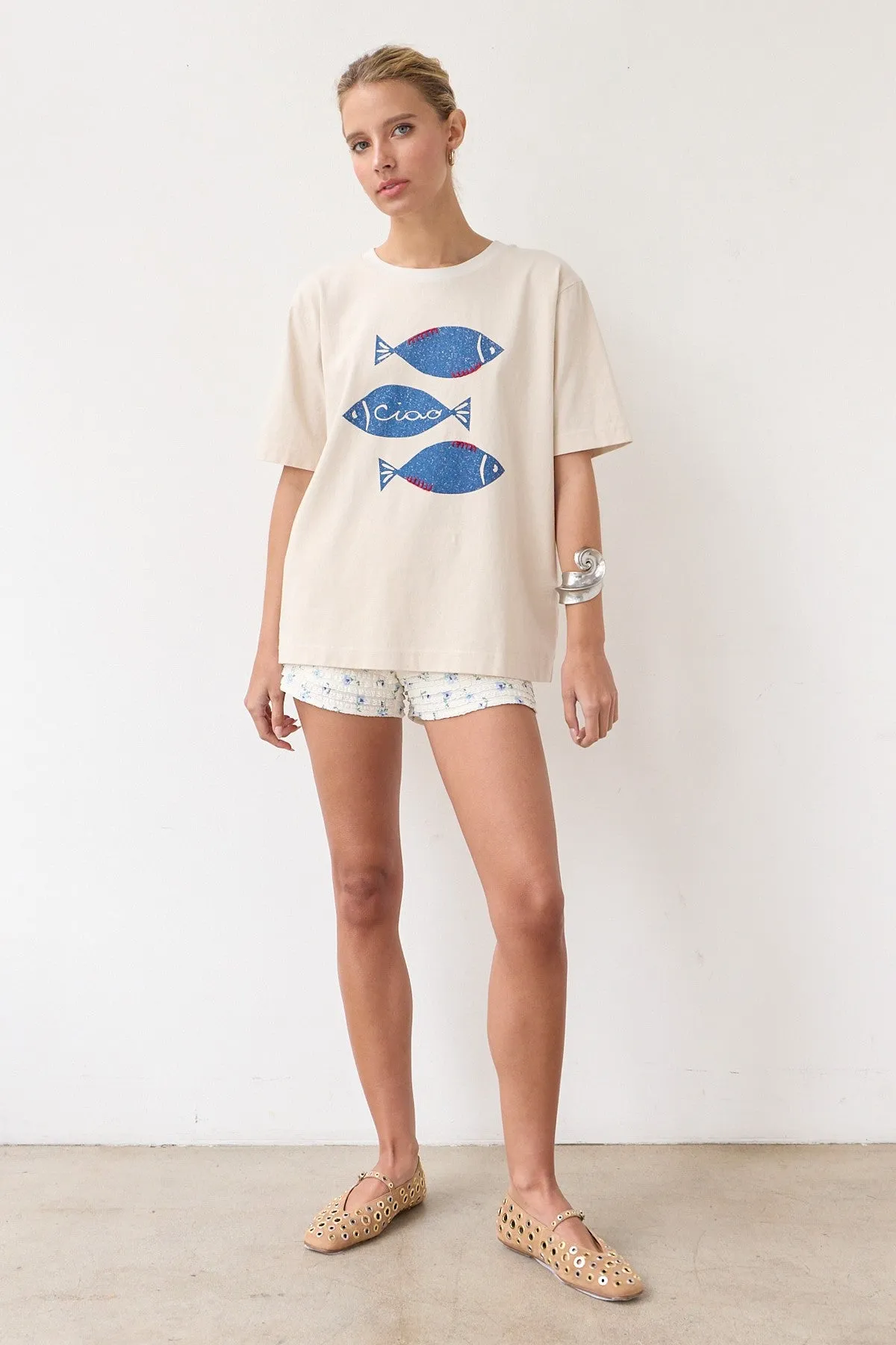 Catch of the Day Stitch Tee sold by Brightside Boutique product image thumbnail 2