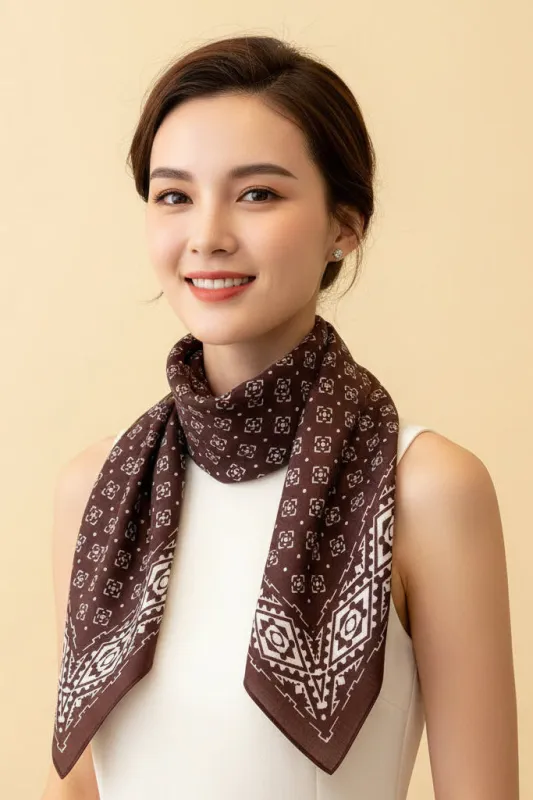Lumière Square Scarf made by Brightside Boutique