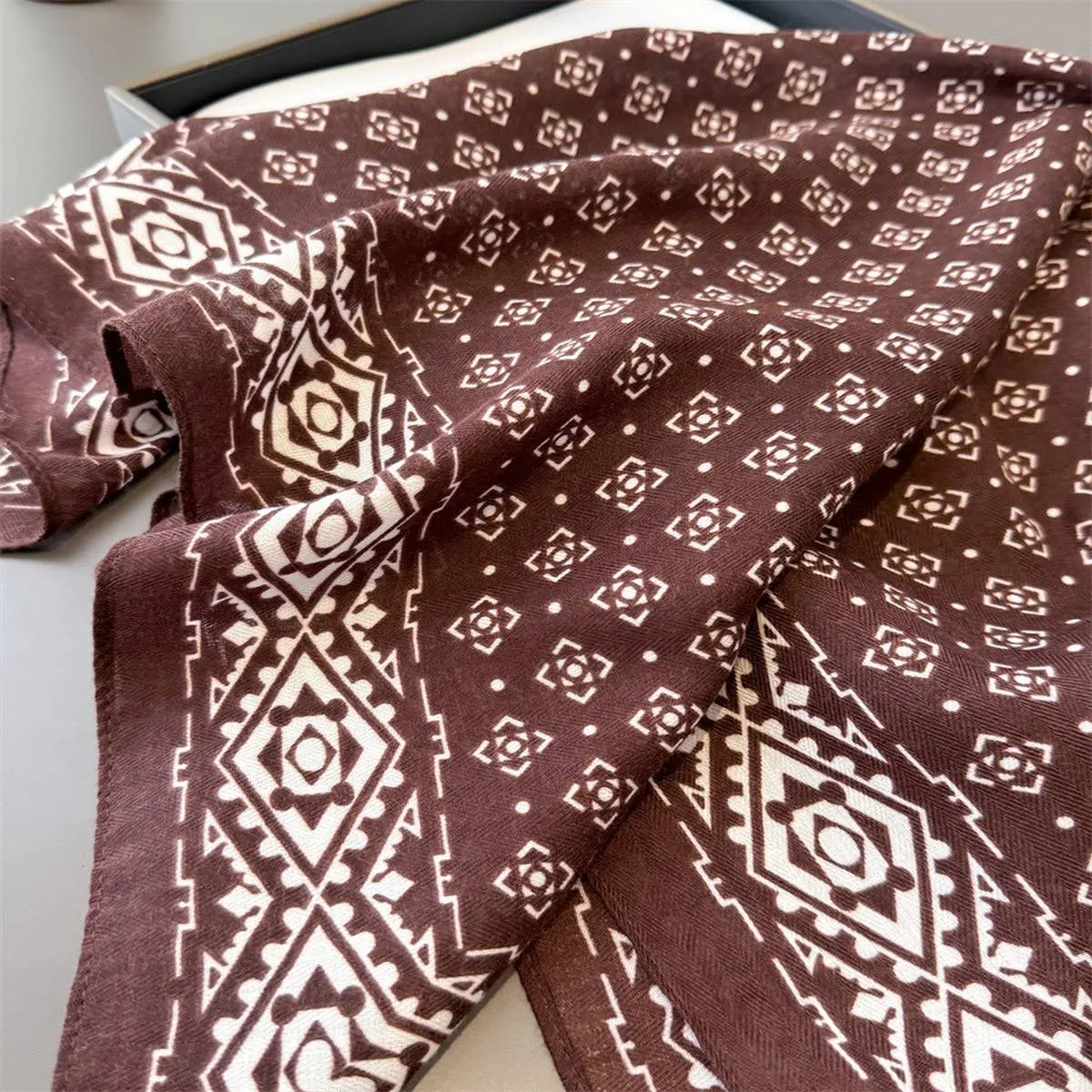 Lumière Square Scarf sold by Brightside Boutique product image thumbnail 3