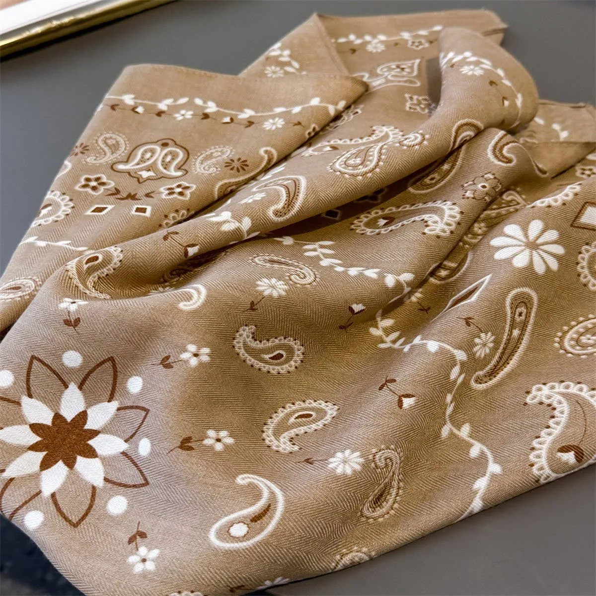 Herringbone Whisper Scarf sold by Brightside Boutique product image thumbnail 3
