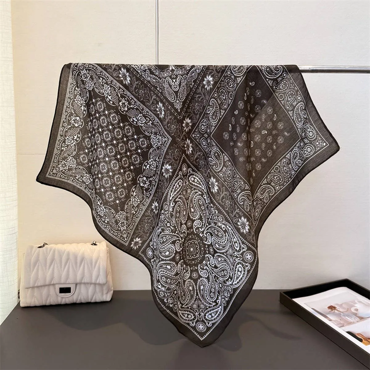 Maison Herringbone Scarf sold by Brightside Boutique product image thumbnail 5