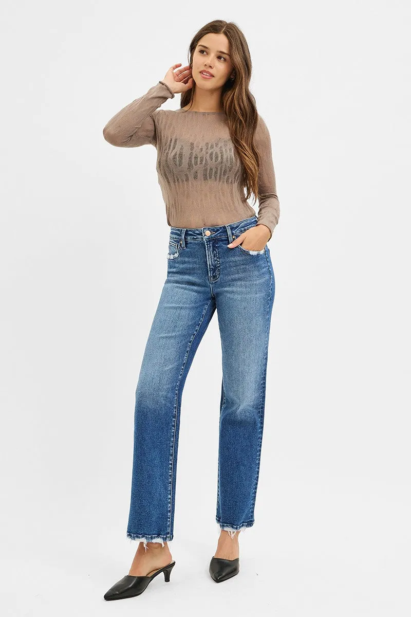 Classic High Rise Jean sold by Brightside Boutique
