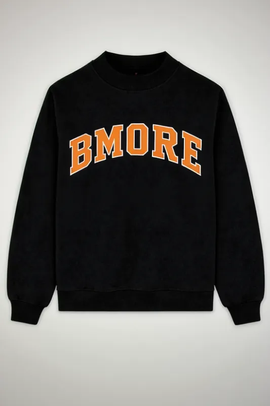 BMORE Varsity Mock Neck Preorder made by Brightside Boutique