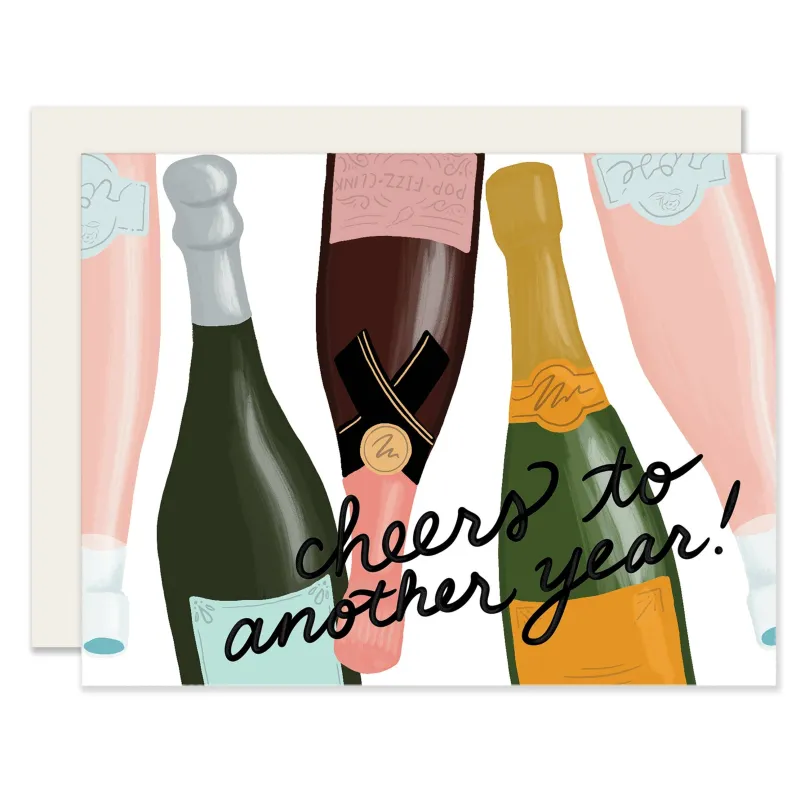 Cheers To Another Year Birthday Card made by Brightside Boutique