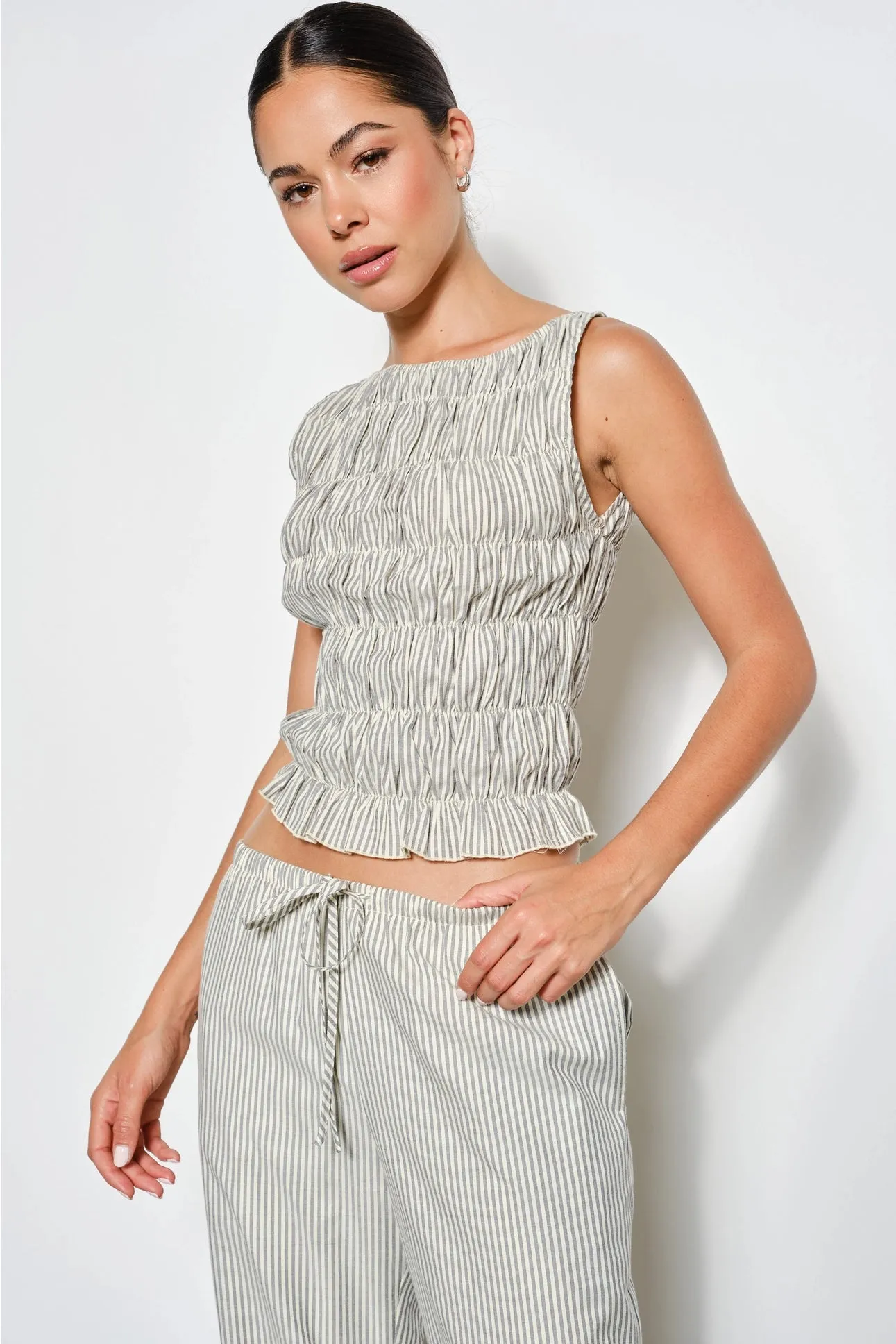 The Posey Striped Set sold by Brightside Boutique product image thumbnail 2