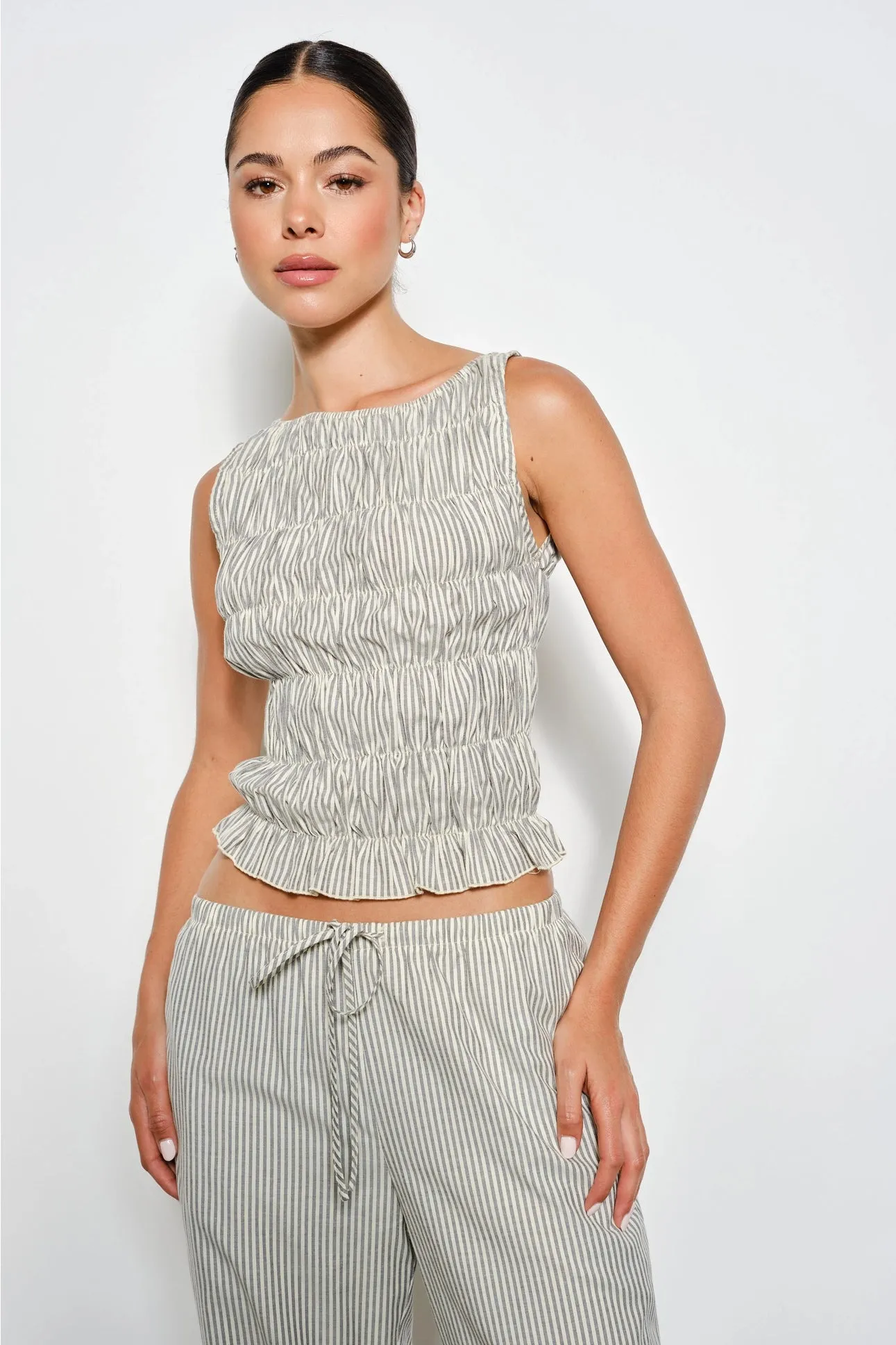 The Posey Striped Set sold by Brightside Boutique product image thumbnail 3