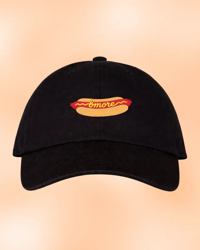 BMORE Hot Dog Dad Hat made by Brightside Boutique