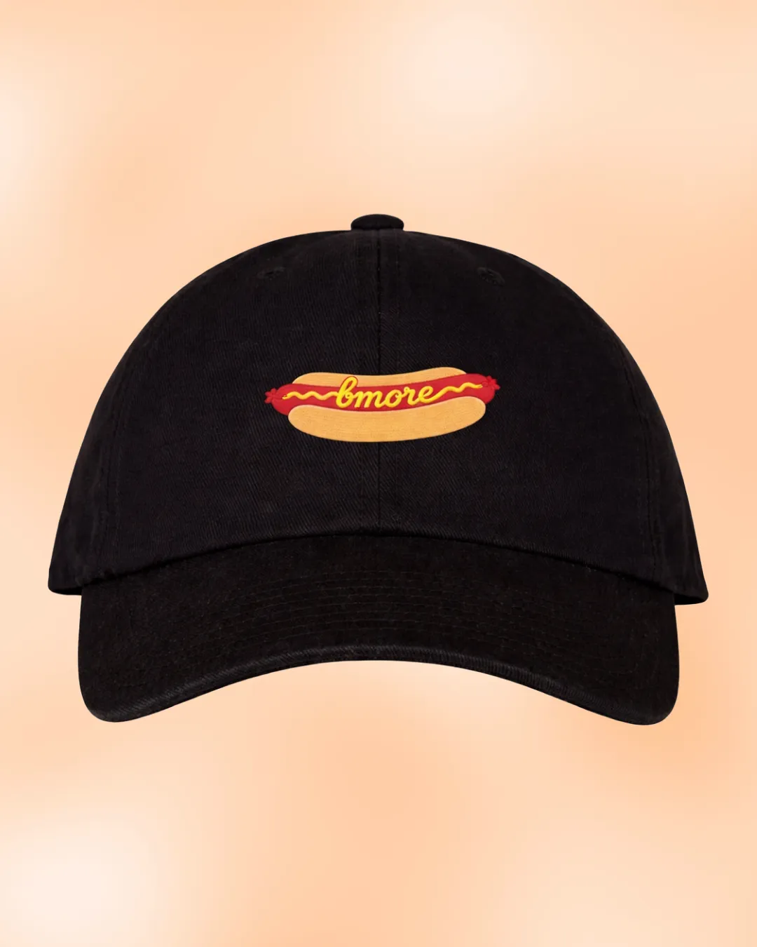 BMORE Hot Dog Dad Hat sold by Brightside Boutique