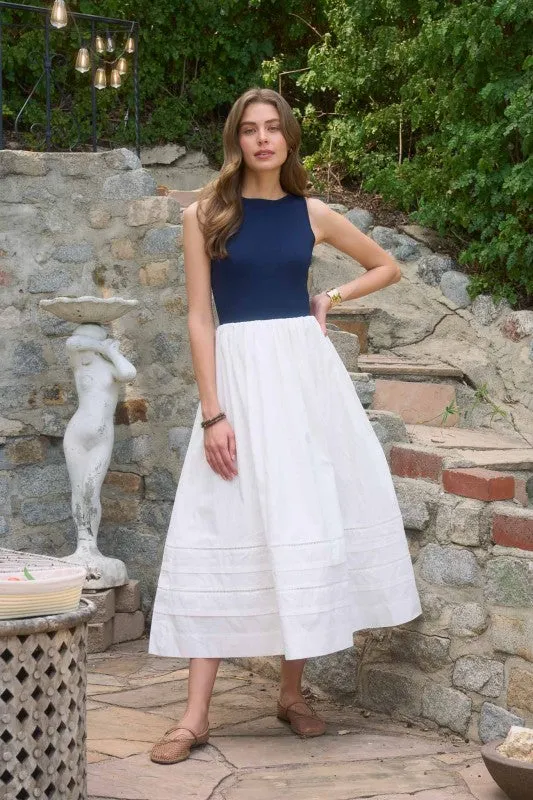Dusk Horizon Midi Dress made by Moon River