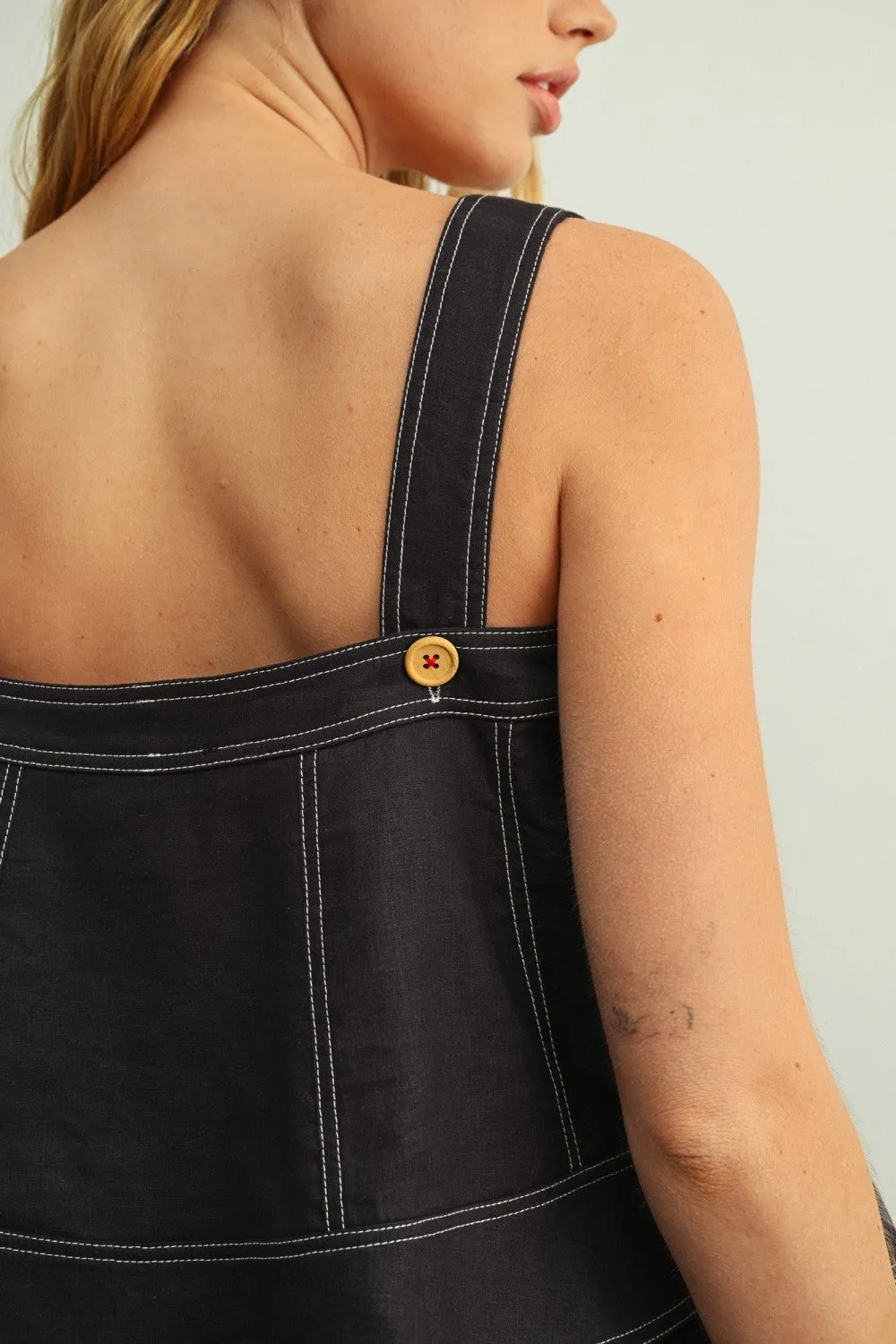 The Drift Linen Tank Top sold by Brightside Boutique product image thumbnail 5
