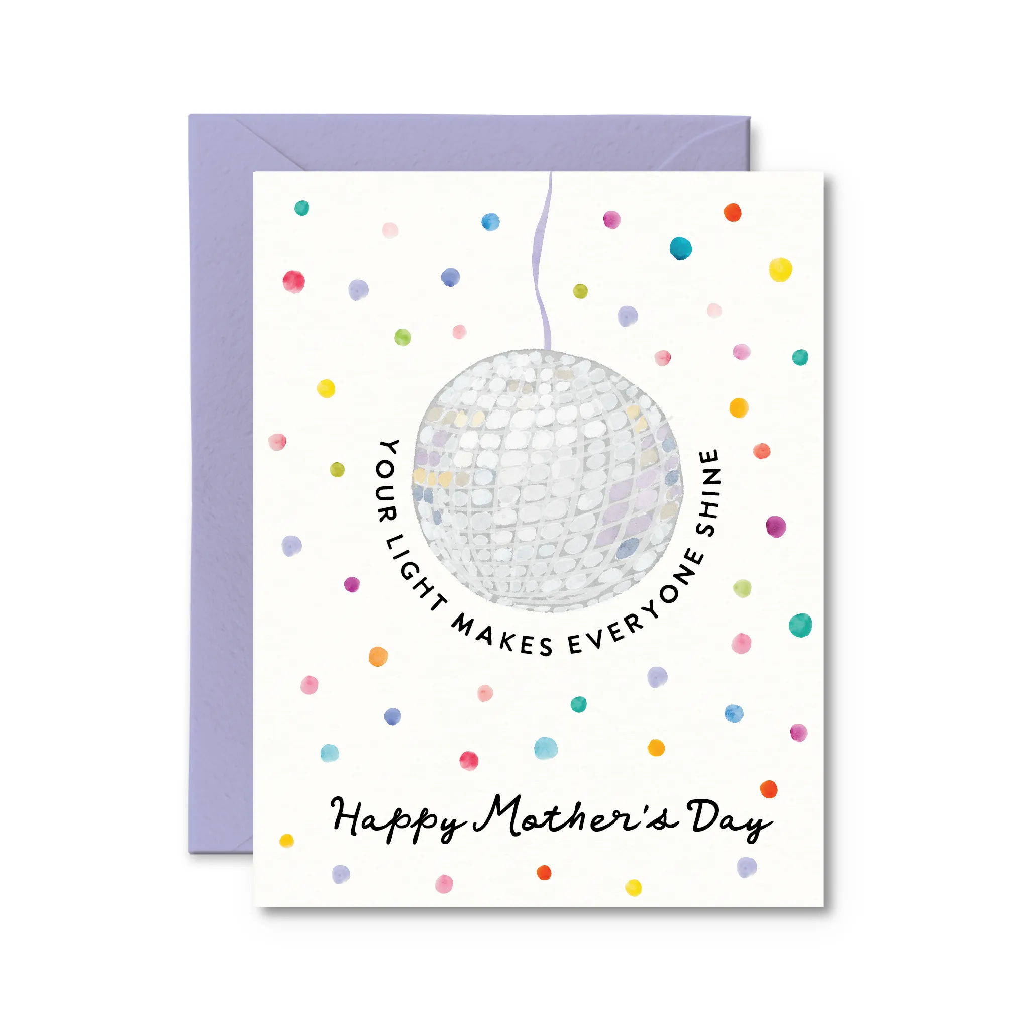 Your Light Makes Everyone Shine Mother's Day Card sold by Brightside Boutique