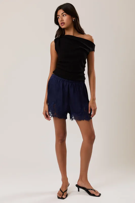 The Sweet Escape Lace Shorts made by Le Lis