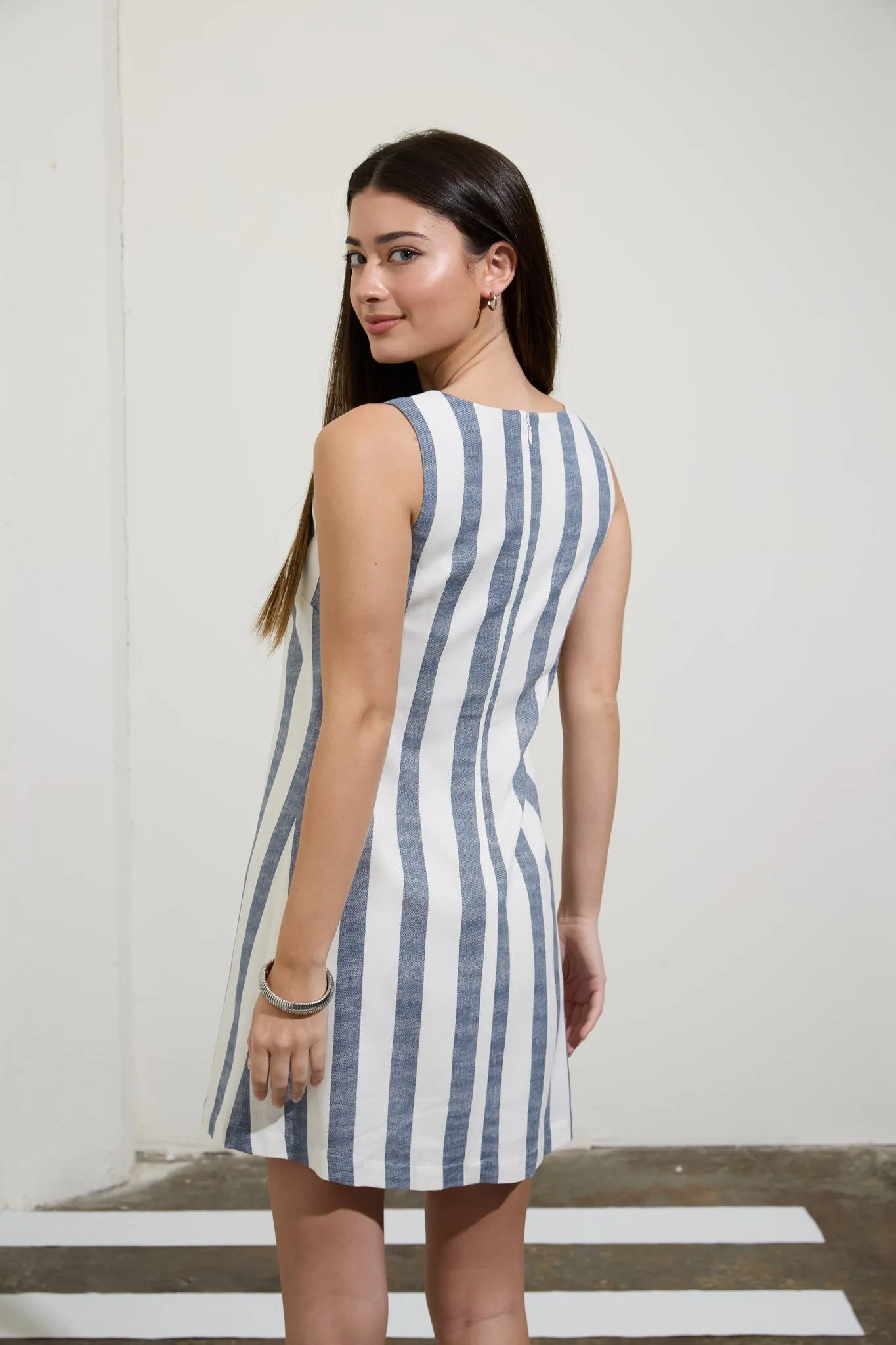 The Shoreline Mini Dress sold by Brightside Boutique product image thumbnail 3