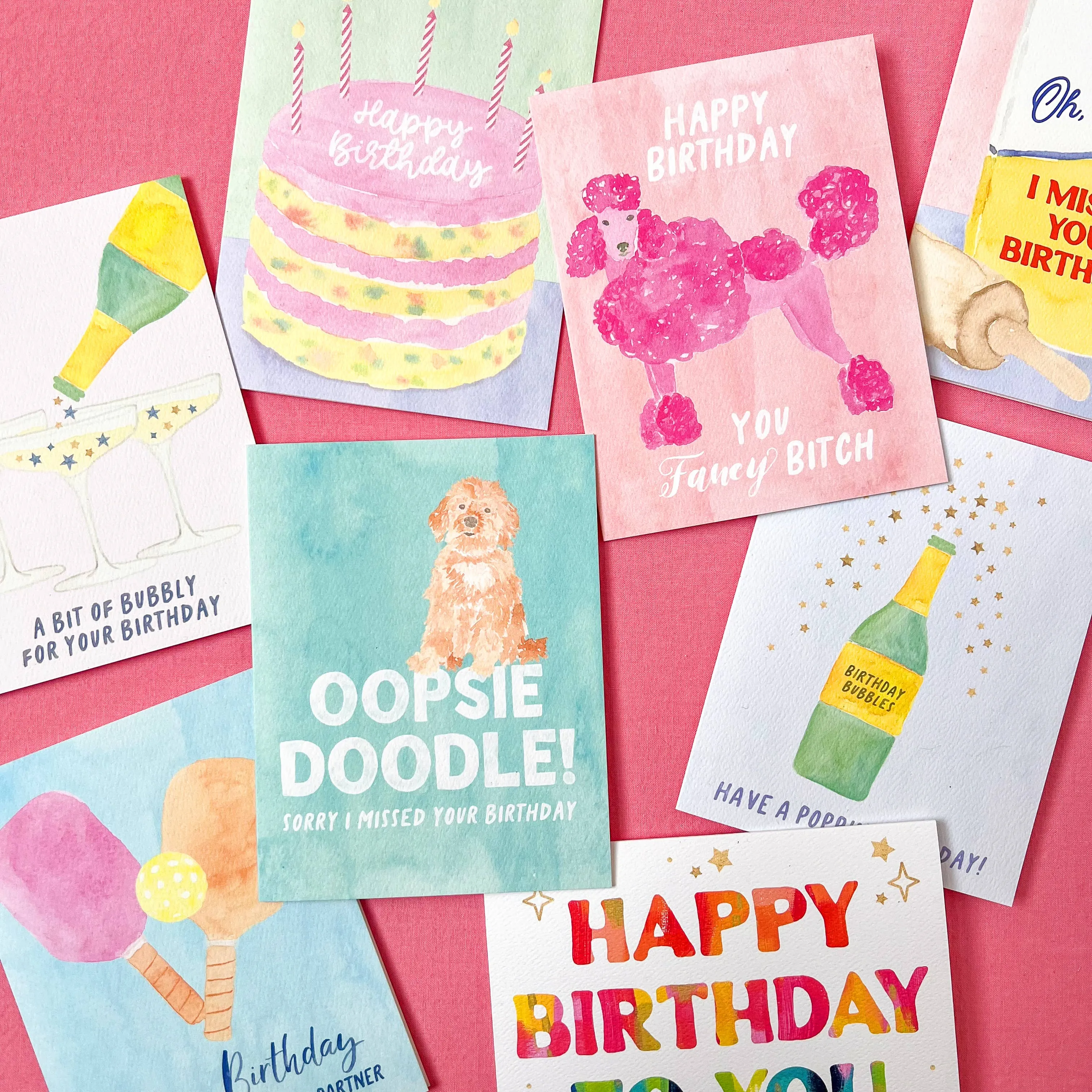Happy Birthday You Fancy Bitch Birthday Card sold by Brightside Boutique product image thumbnail 5