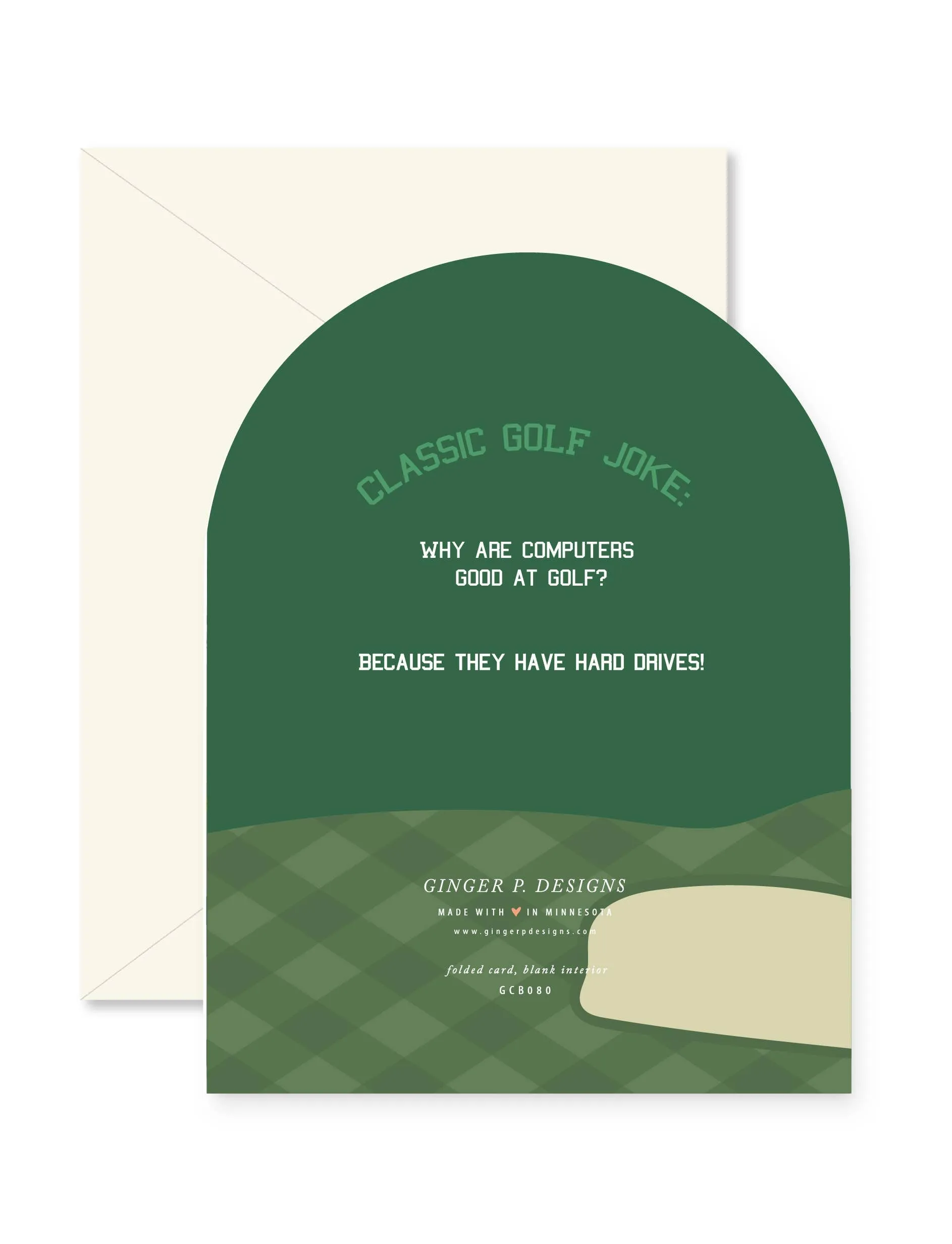 Time to Par-Tee Golf Birthday Card sold by Brightside Boutique product image thumbnail 2