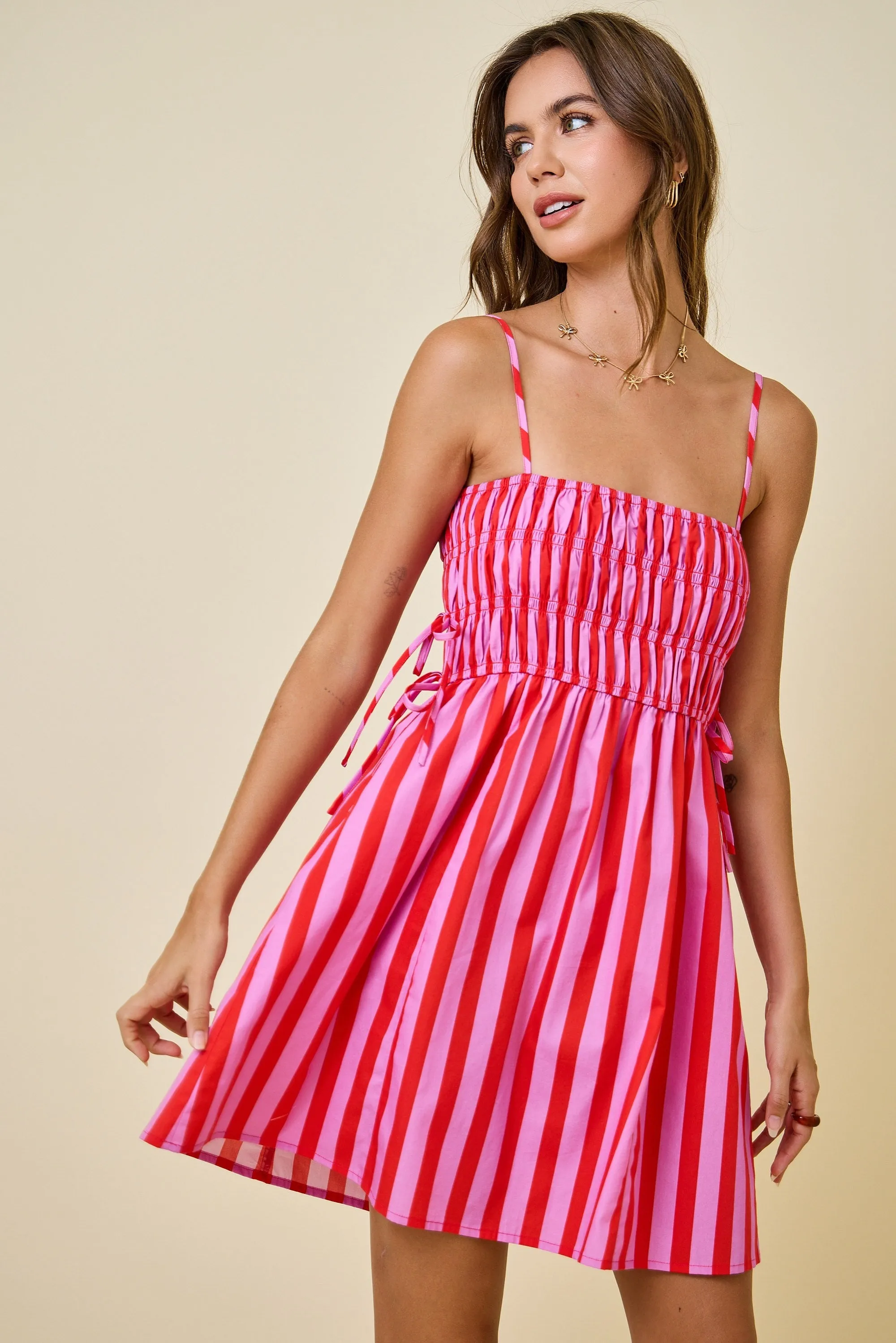 Barefoot in Nantucket Mini Dress sold by Brightside Boutique
