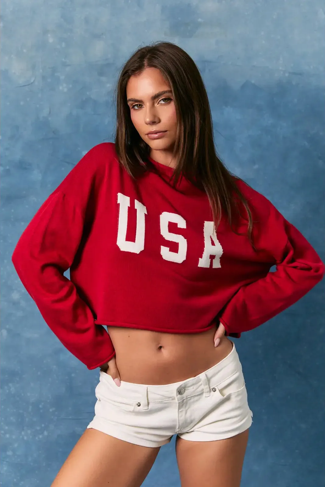 Americana State of Mind Knit sold by Brightside Boutique product image thumbnail 2