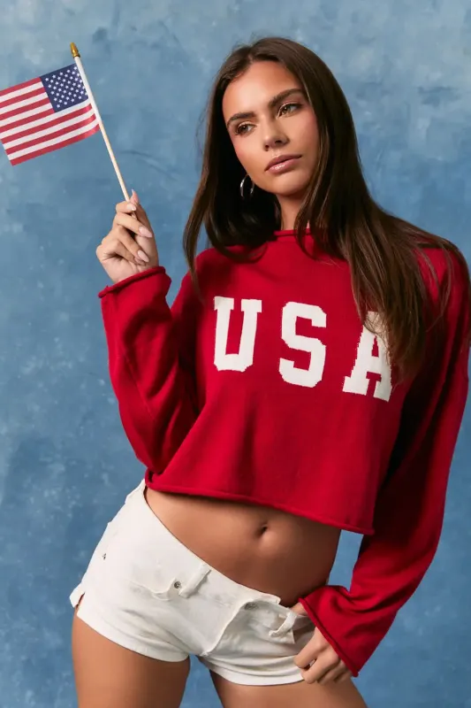 Americana State of Mind Knit made by Le Lis
