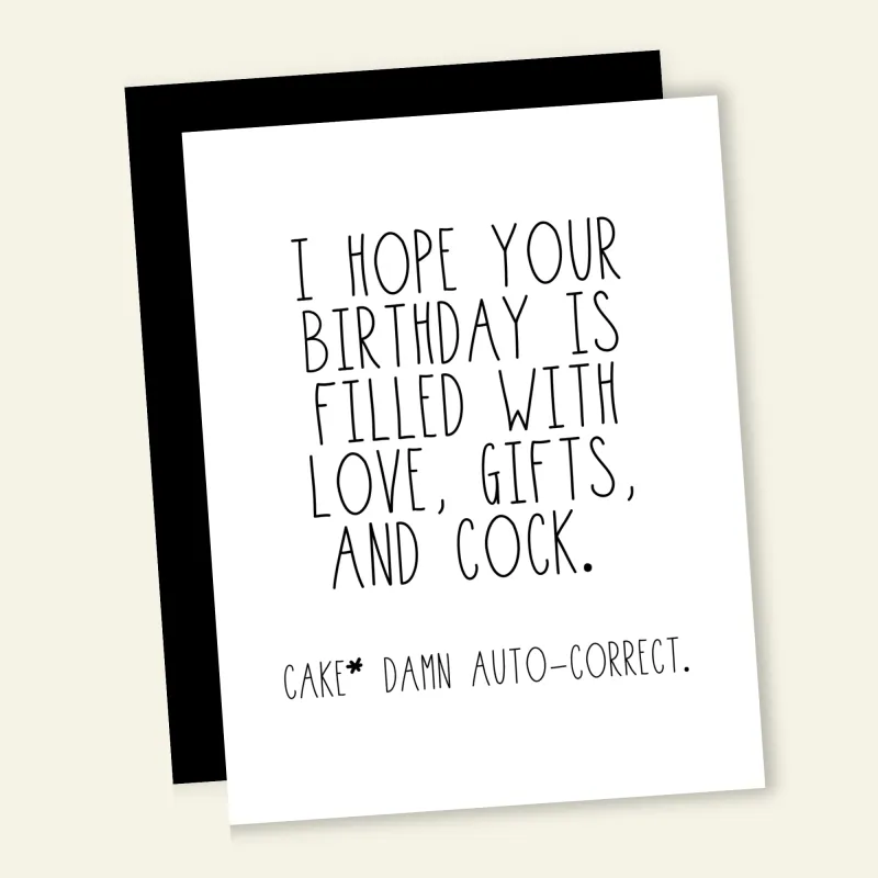 I Hope Your Birthday is Filled Birthday Card made by Brightside Boutique