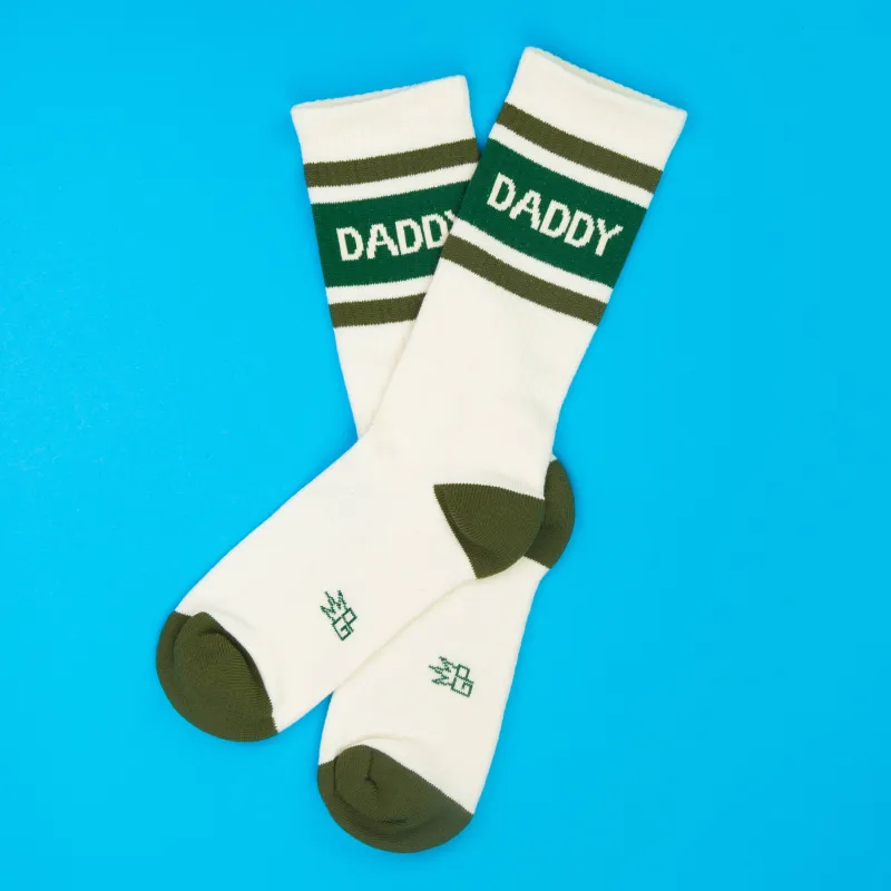 Daddy Gym Crew Socks made by Brightside Boutique