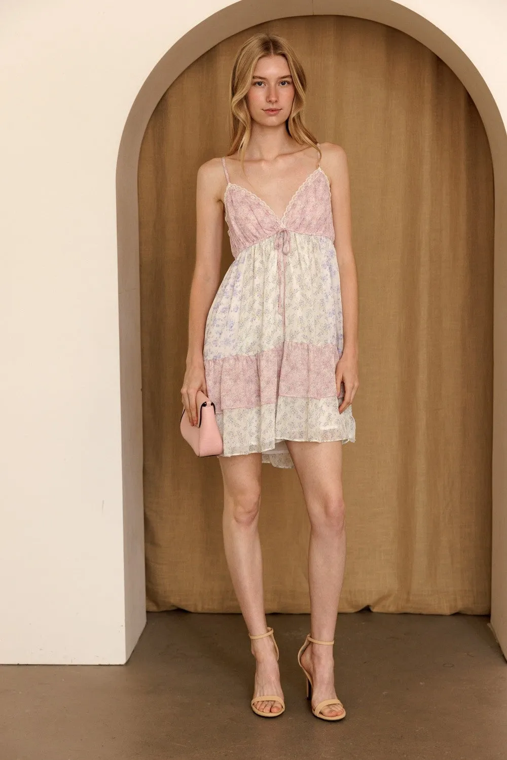 Heirloom Bloom Mini Dress sold by Brightside Boutique product image thumbnail 5
