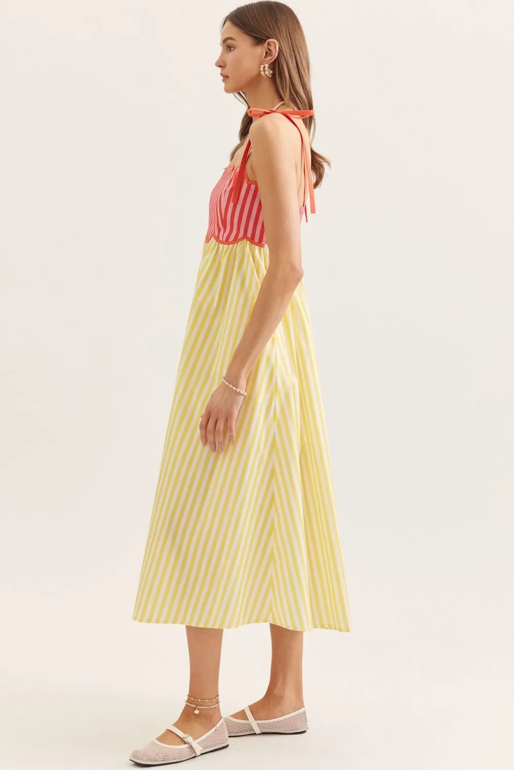 Weekend on the Coast Midi Dress sold by Brightside Boutique product image thumbnail 3