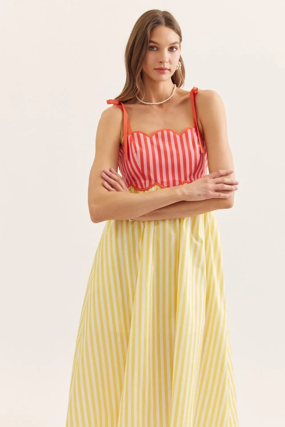 Weekend on the Coast Midi Dress sold by Brightside Boutique product image thumbnail 5