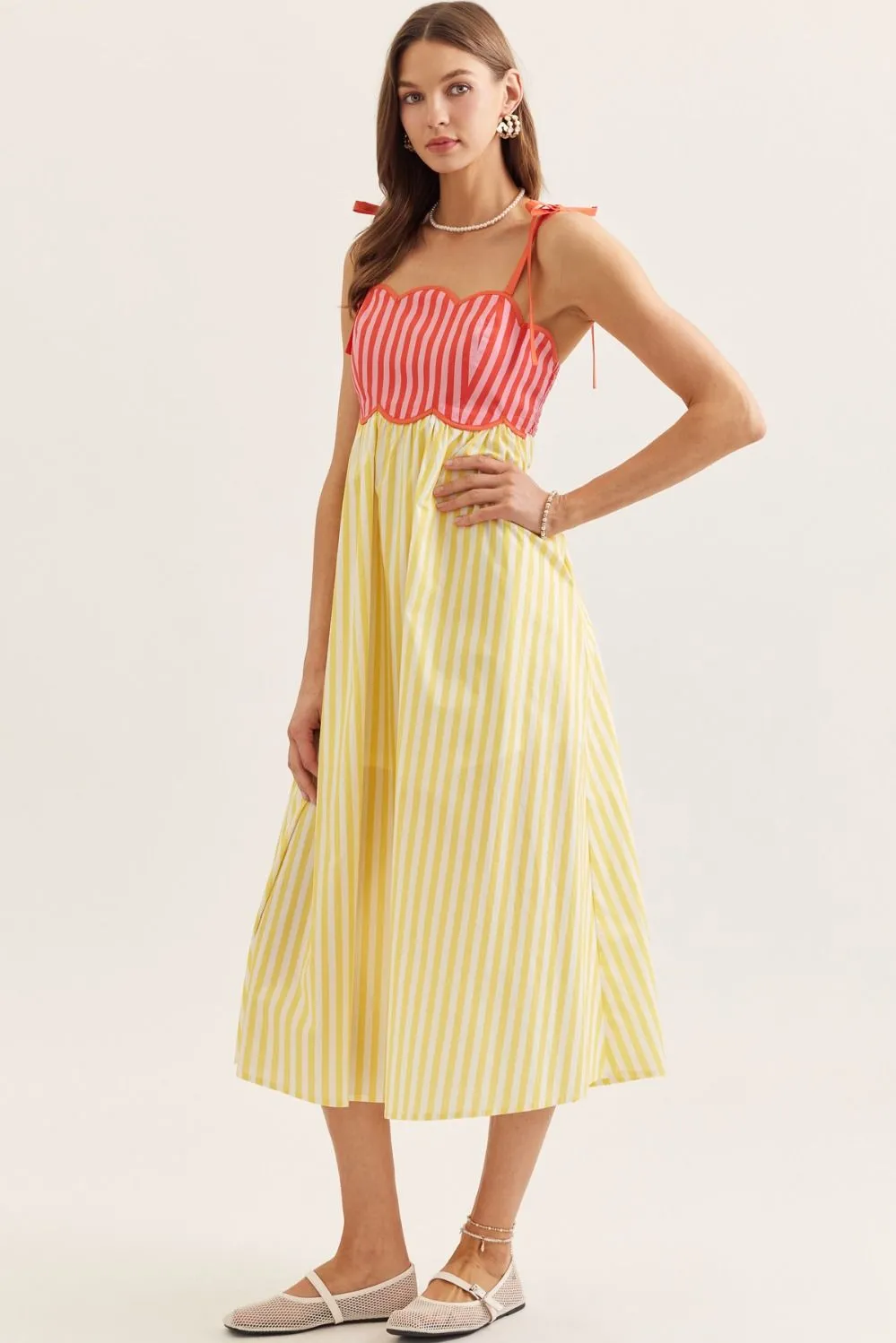 Weekend on the Coast Midi Dress sold by Brightside Boutique product image thumbnail 2