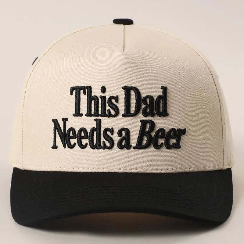 This Dad Needs A Beer Snapback made by Brightside Boutique