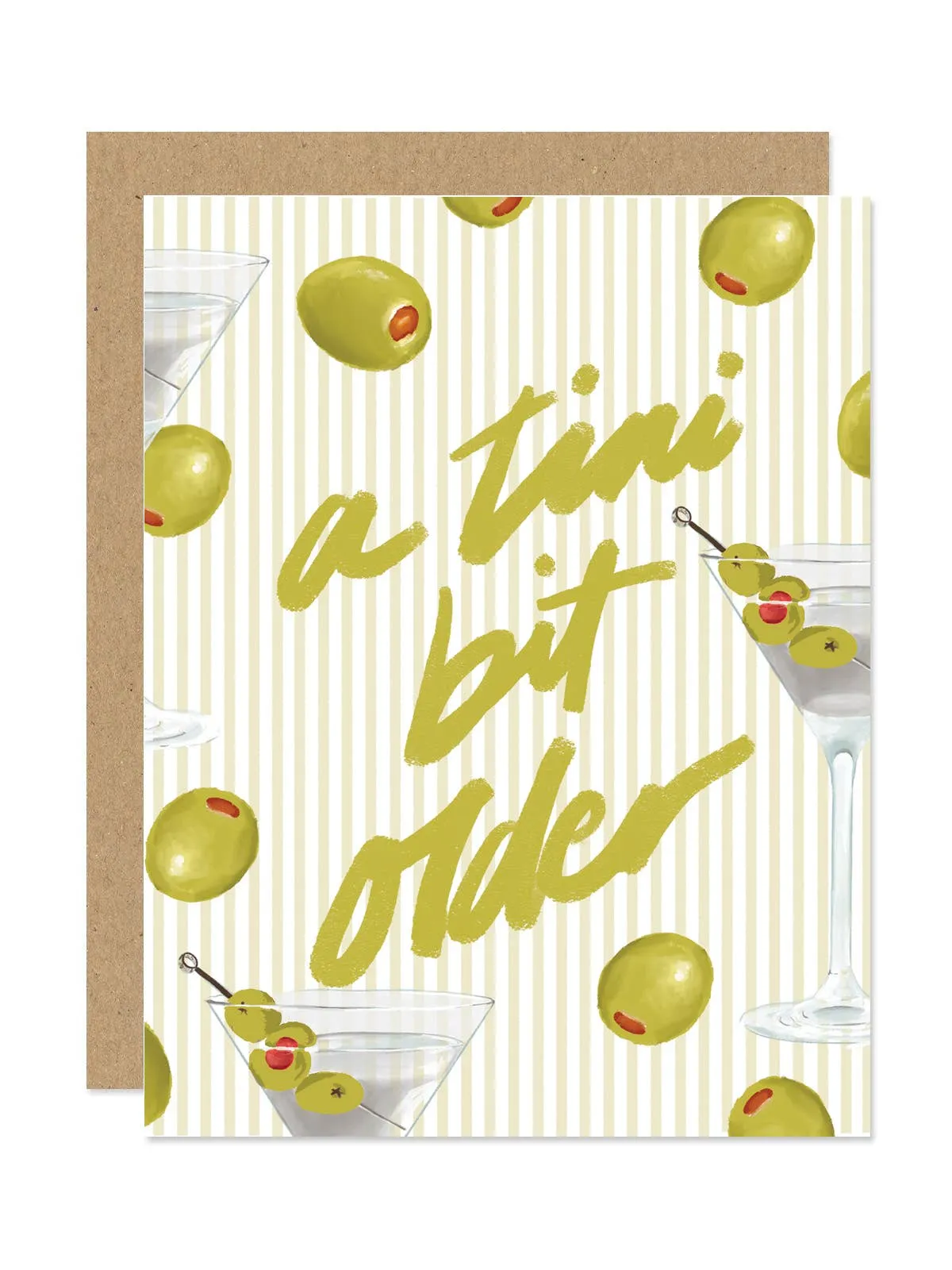A Tini Bit Older Birthday Card sold by Brightside Boutique