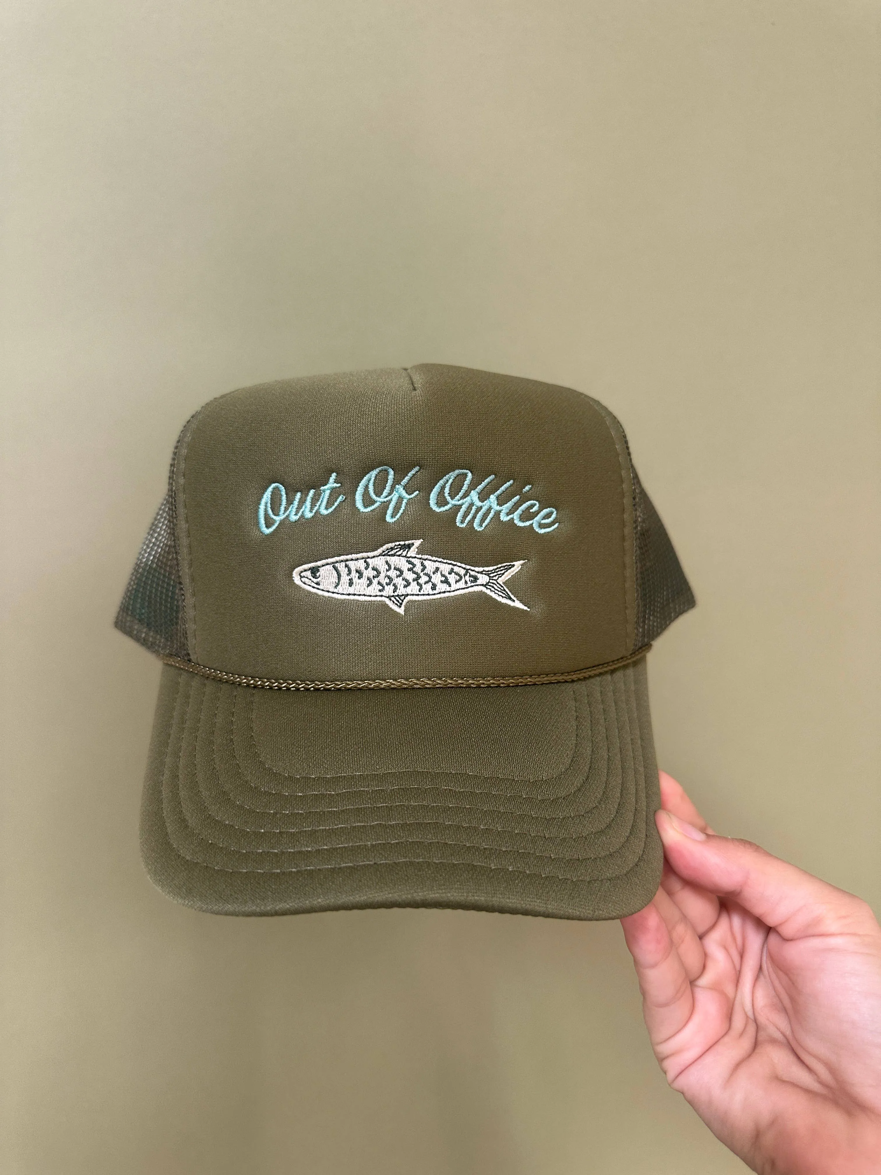 Out Of Office Trucker Hat sold by Brightside Boutique product image thumbnail 2