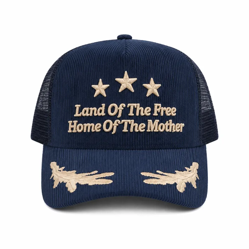 Land Of The Free Home Of The Mother Trucker Hat made by Brightside Boutique