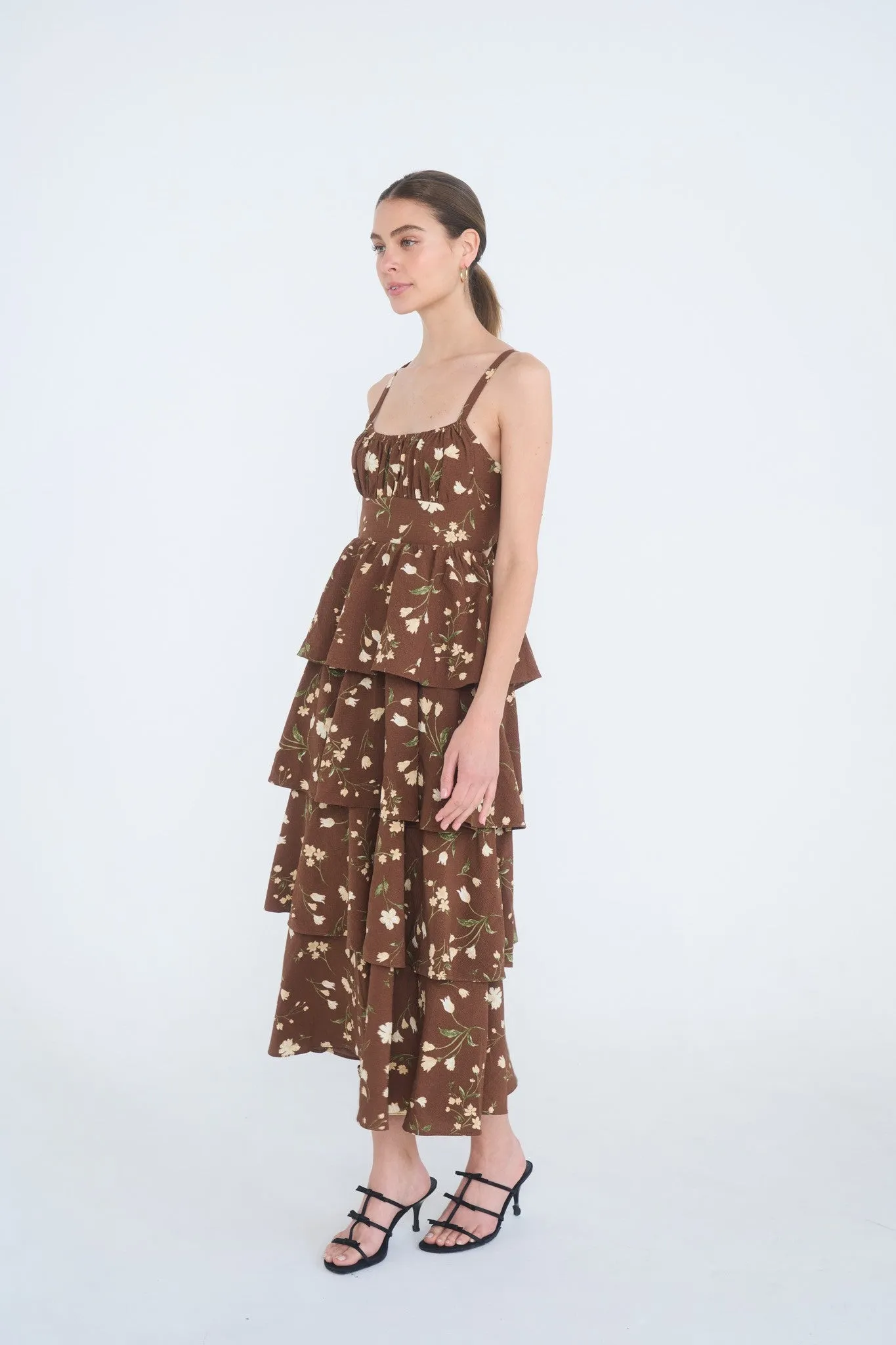 Honeyvine Tiered Midi sold by Brightside Boutique product image thumbnail 2