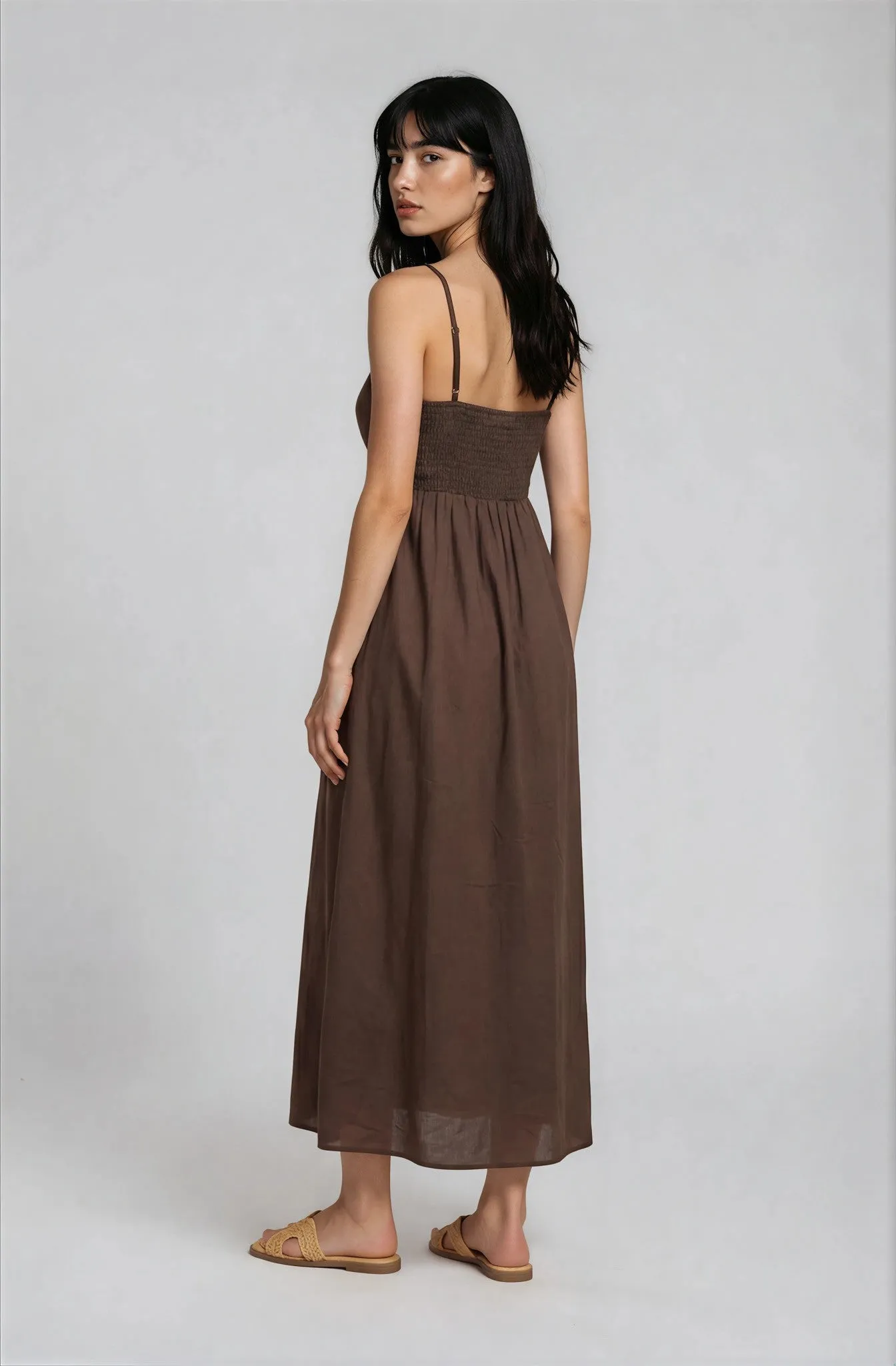 Desert Sunset Midi Dress sold by Brightside Boutique product image thumbnail 4