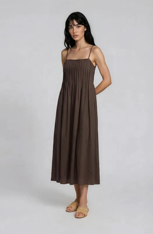 Desert Sunset Midi Dress made by Blu Pepper