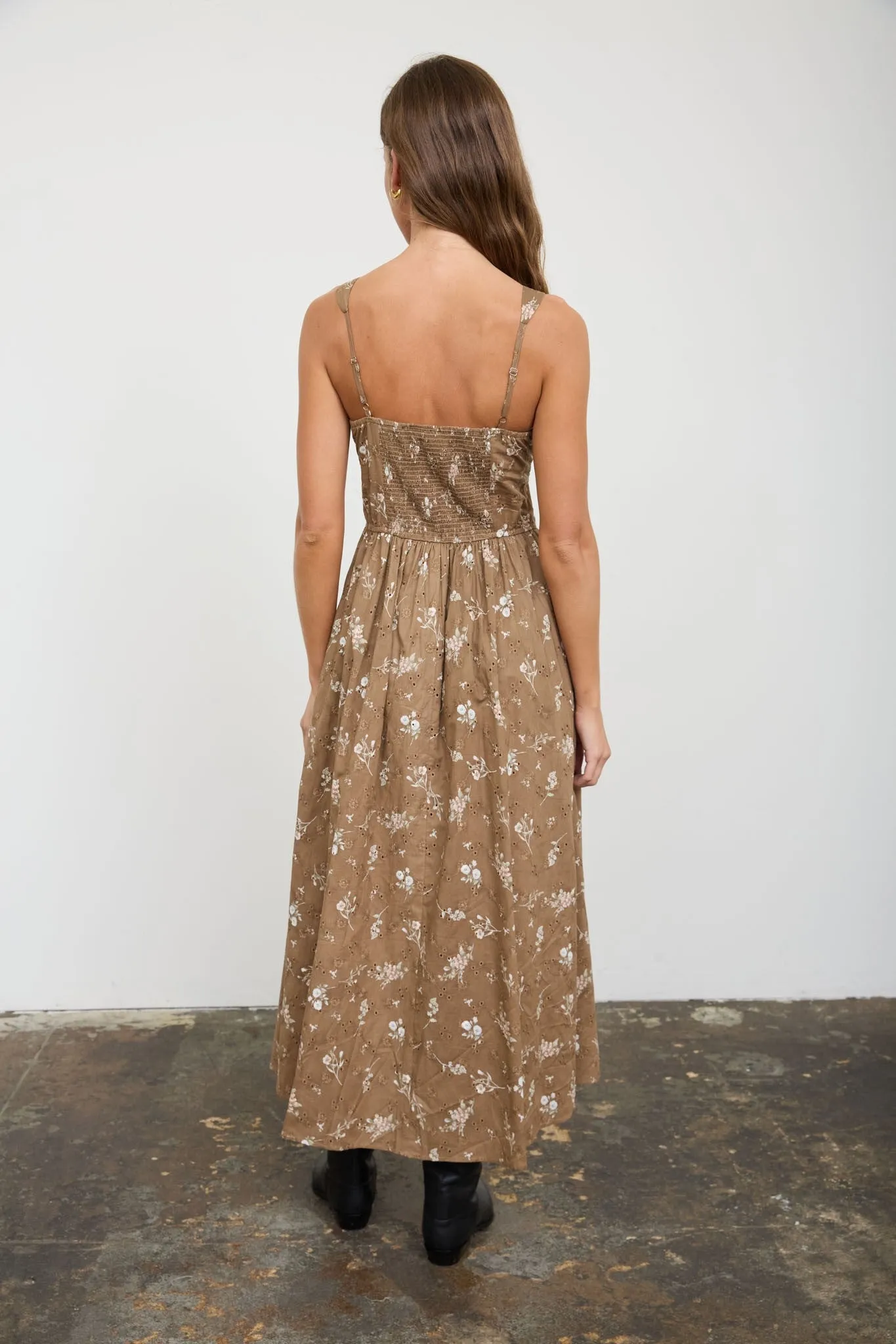 Autumn Blossom Midi Dress sold by Brightside Boutique product image thumbnail 2