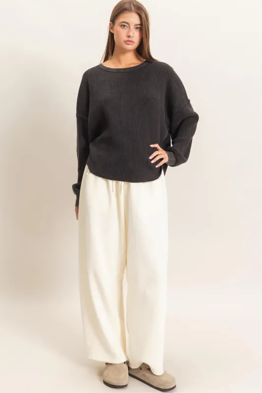 The Willow Mineral Wash Top made by HYFVE
