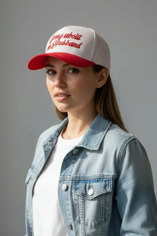 Sorry About My Husband Two Tone Snapback made by Brightside Boutique