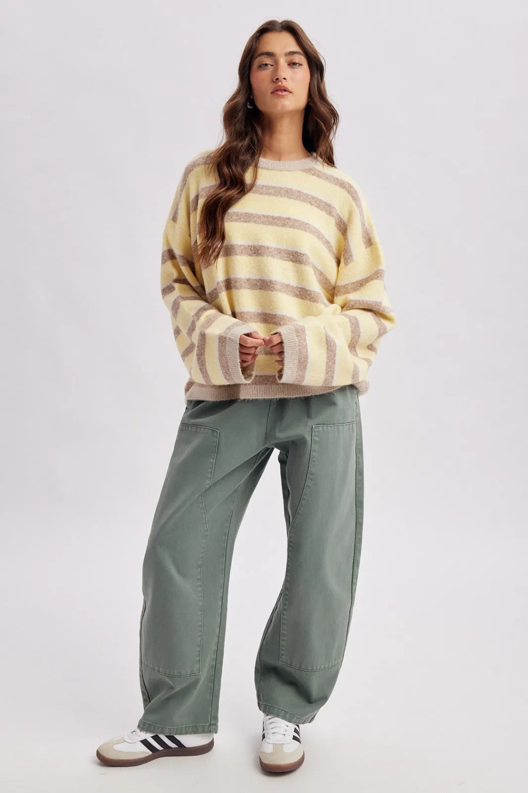 New Season Stripe Sweater sold by Brightside Boutique product image thumbnail 2