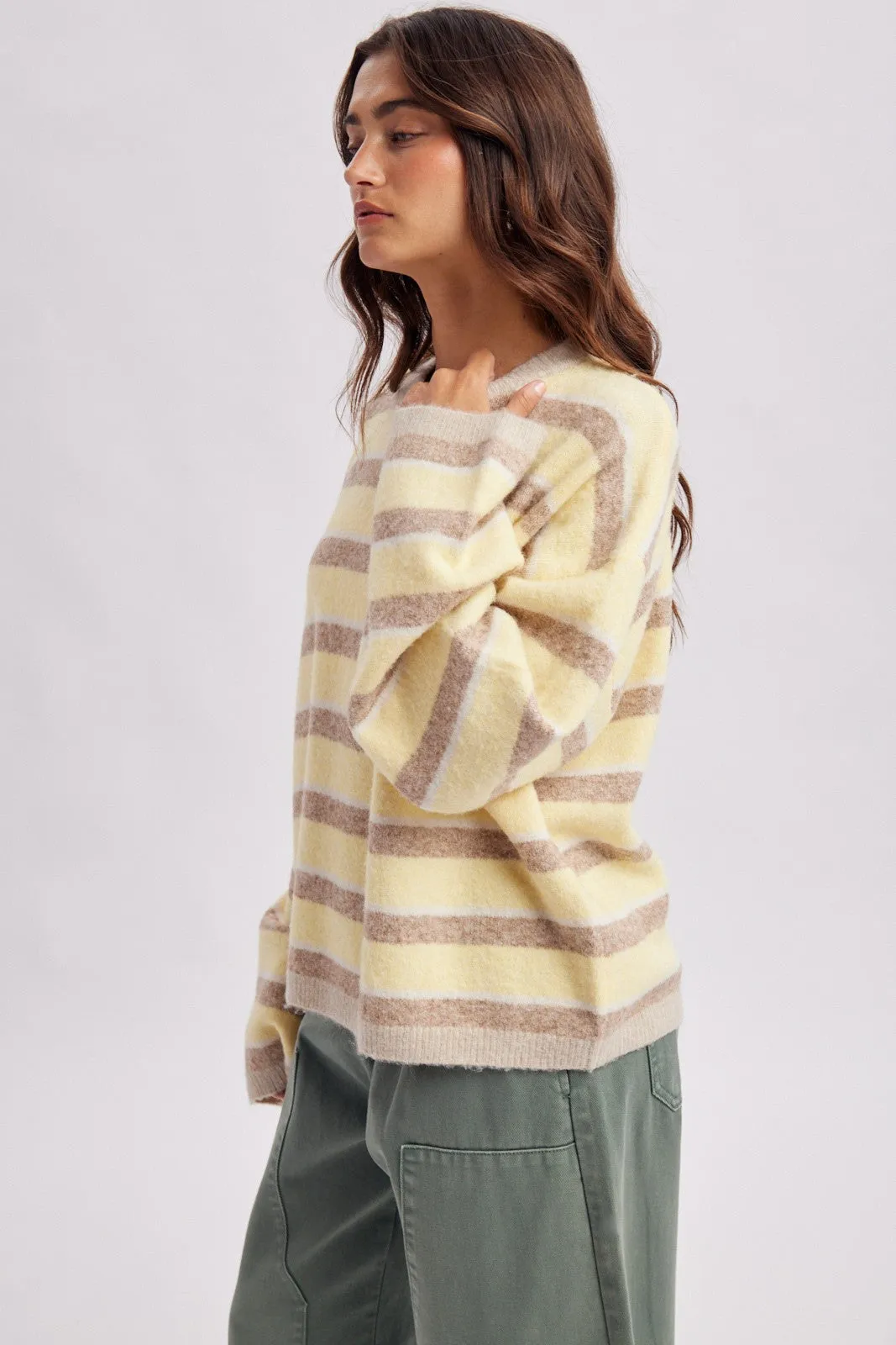 New Season Stripe Sweater sold by Brightside Boutique product image thumbnail 3