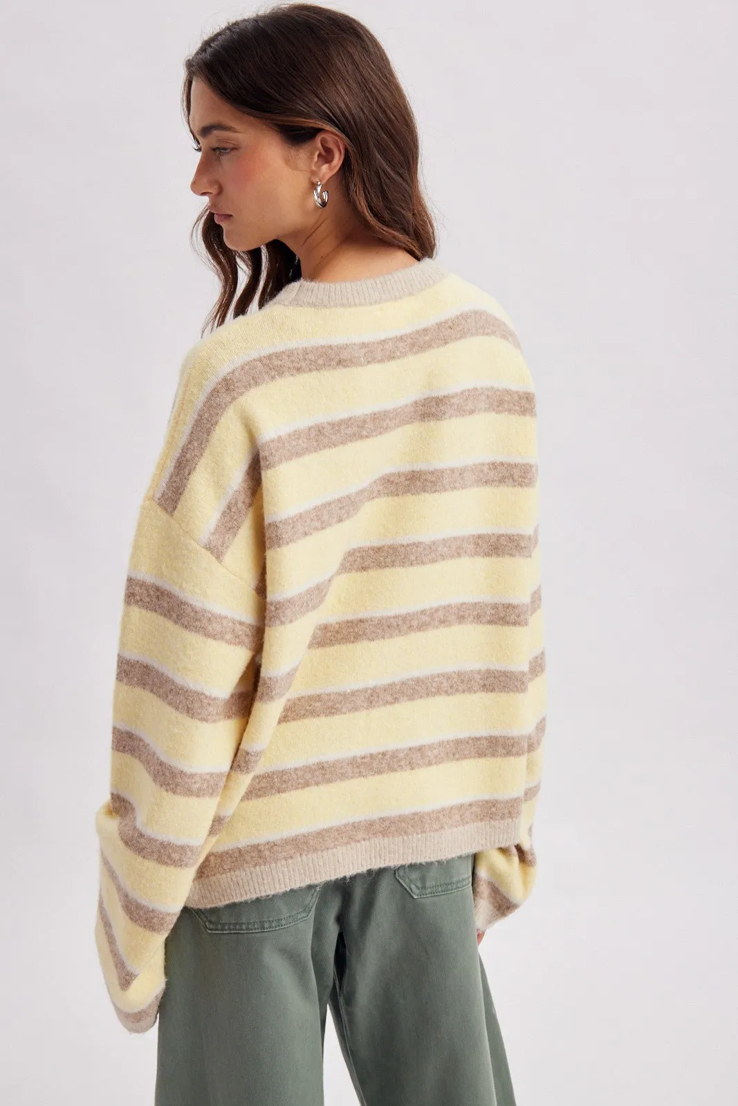 New Season Stripe Sweater sold by Brightside Boutique product image thumbnail 4