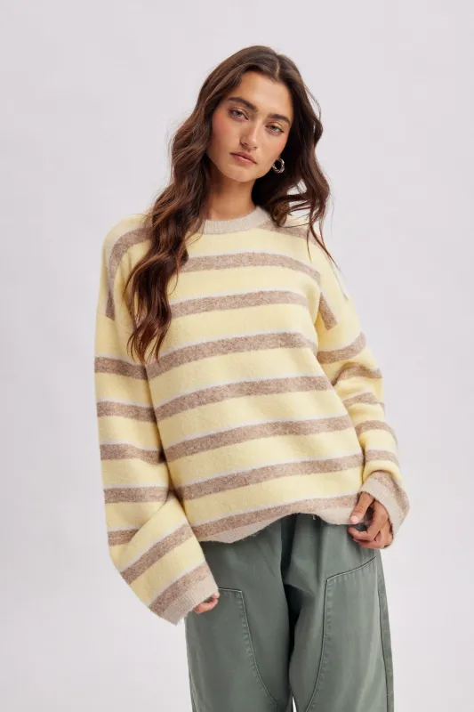 New Season Stripe Sweater made by Wishlist