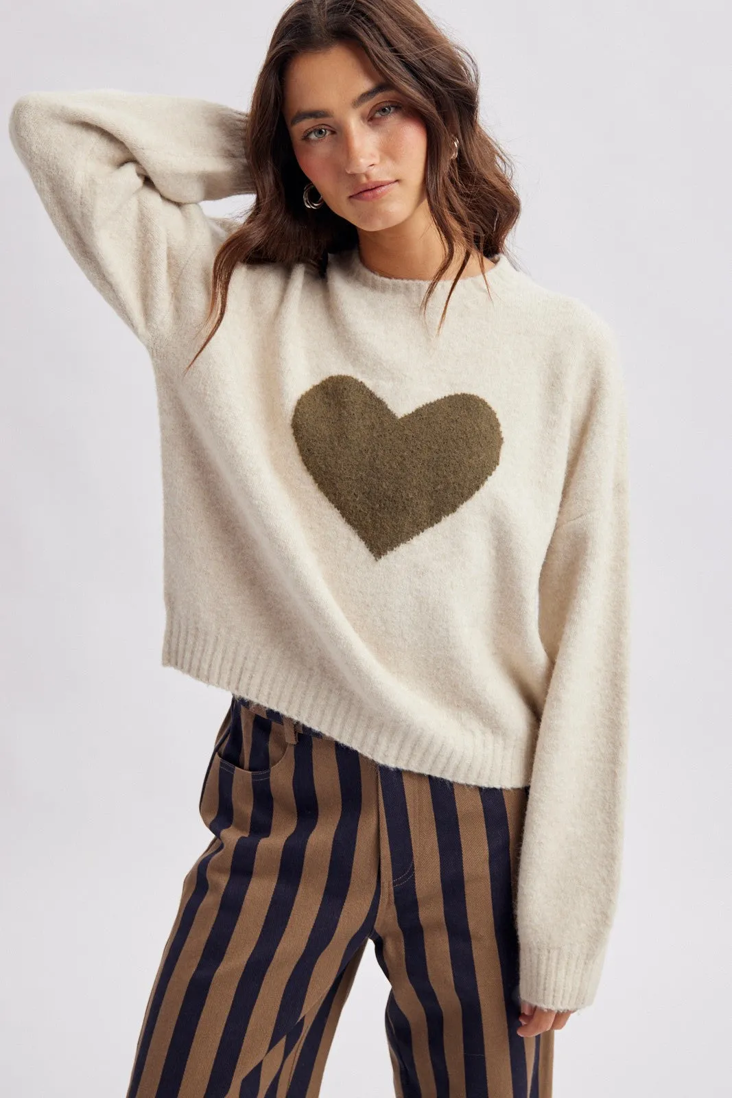 The Heart & Soul Sweater sold by Brightside Boutique