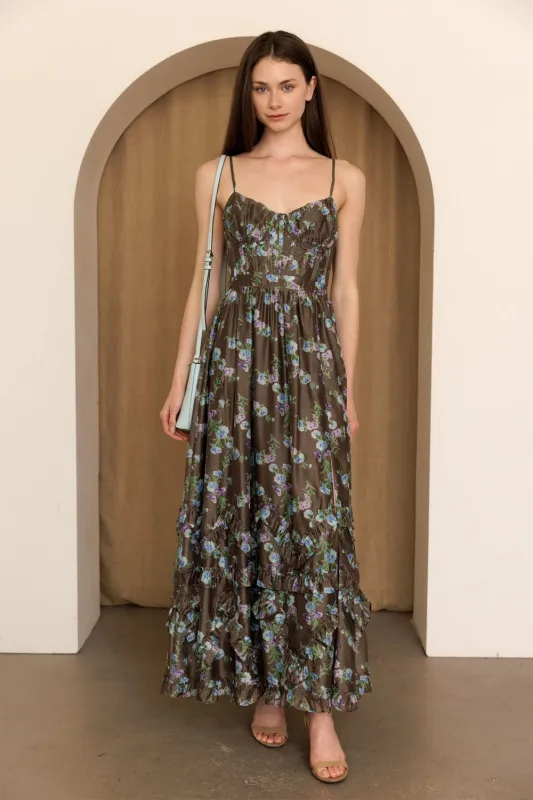 The Rosalie Floral Maxi Dress made by Storia