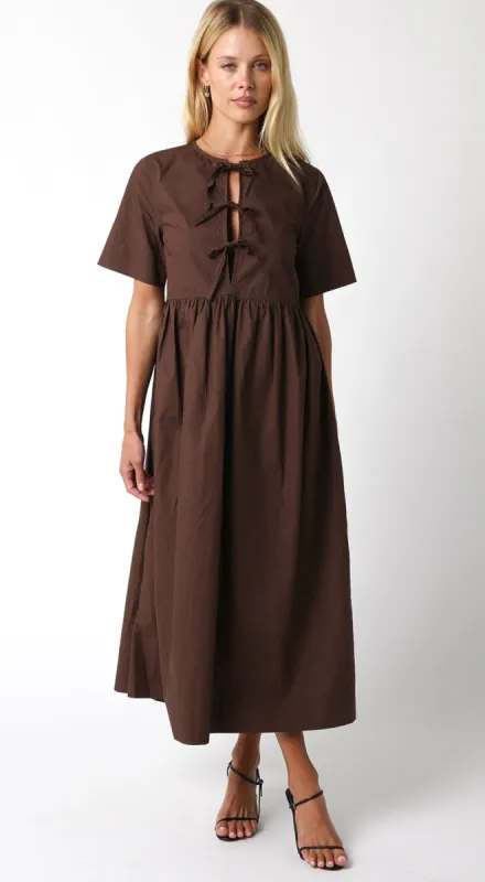 Stella Midi Dress sold by Brightside Boutique