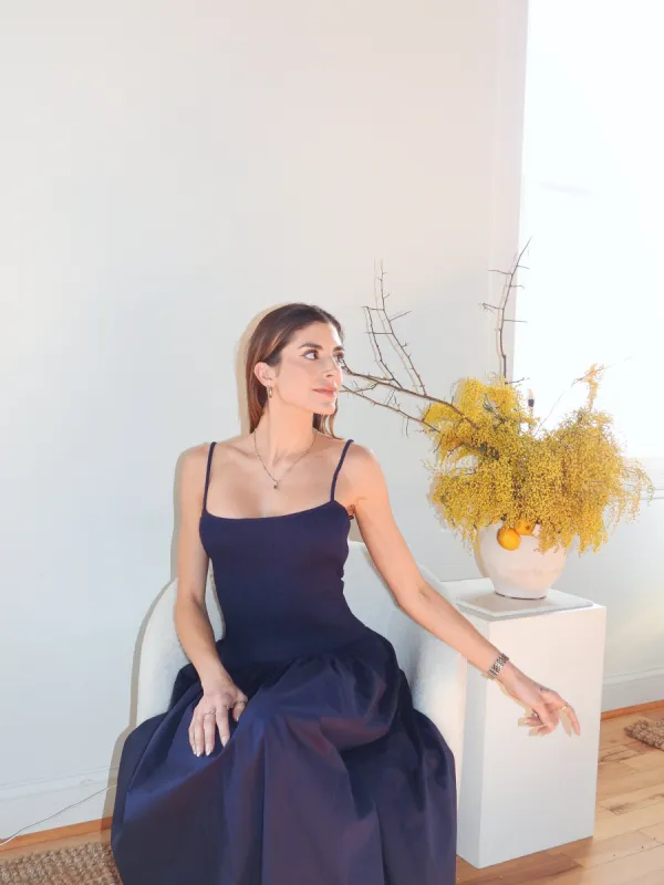 Superstar Smocked Midi Dress sold by Brightside Boutique