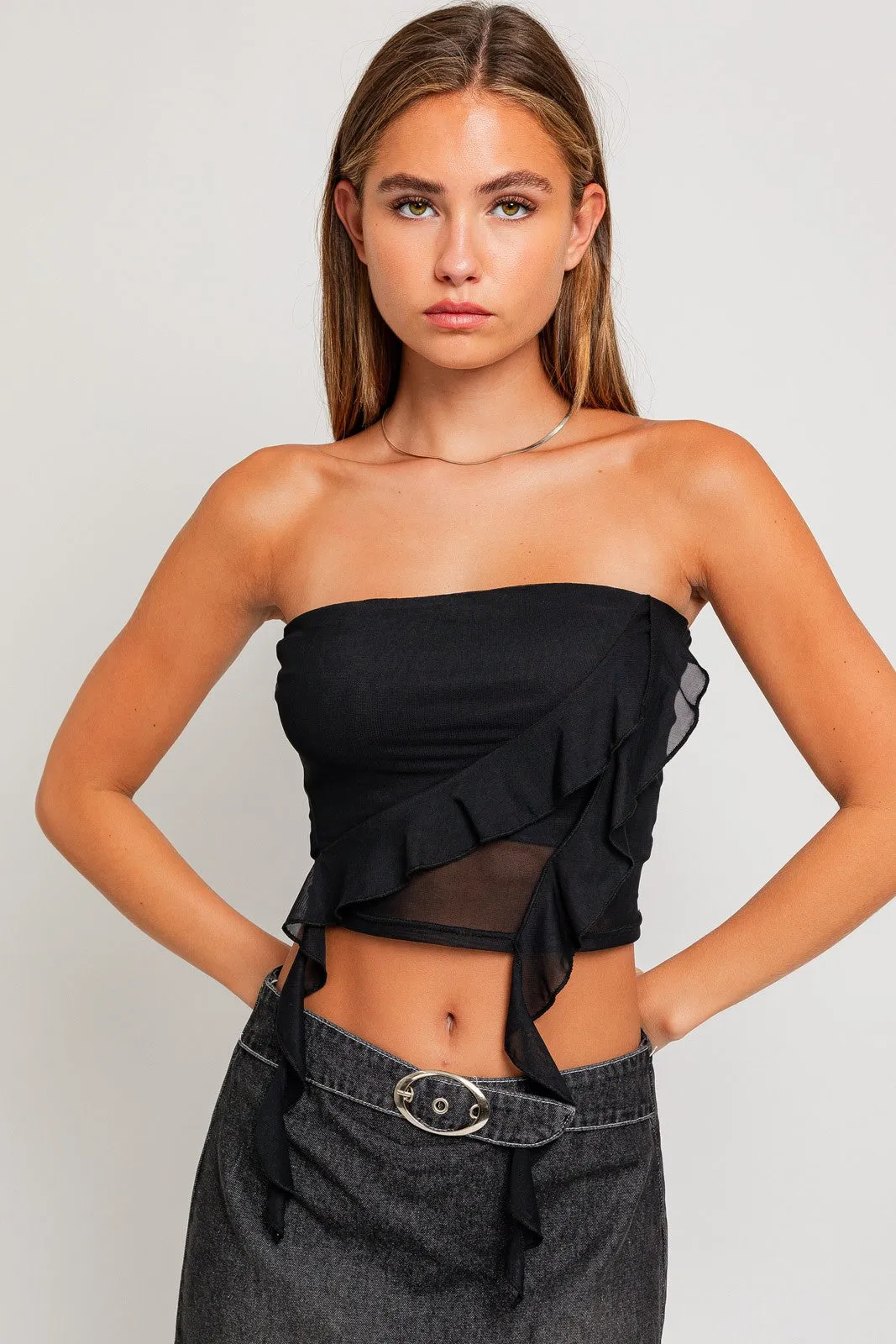 Saturday Night Strapless Top sold by Brightside Boutique product image thumbnail 4