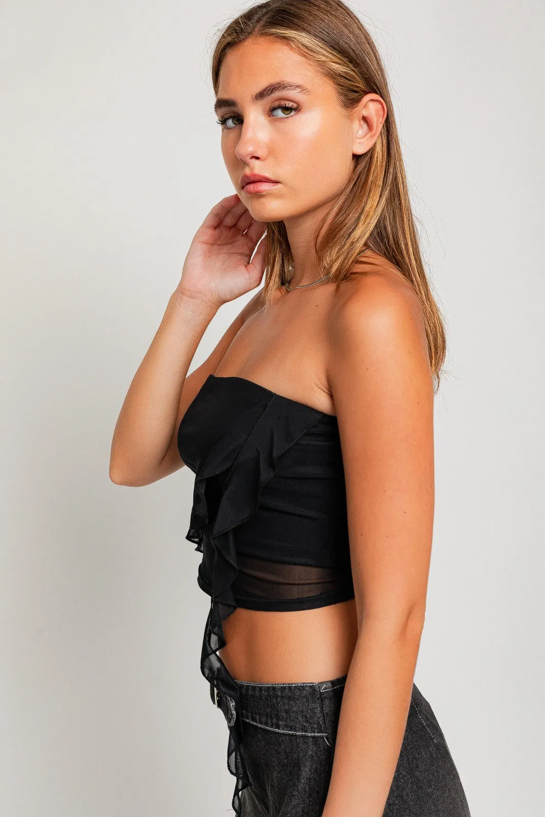 Saturday Night Strapless Top sold by Brightside Boutique product image thumbnail 2