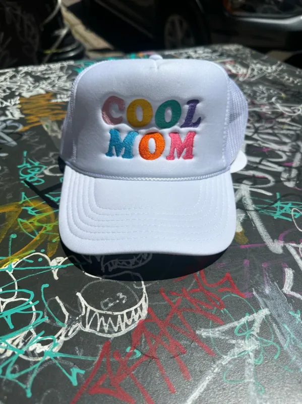 Cool Mom Trucker Hat sold by Brightside Boutique