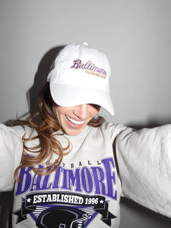 Baltimore Fucking City Dad Hat By Brightside sold by Brightside Boutique